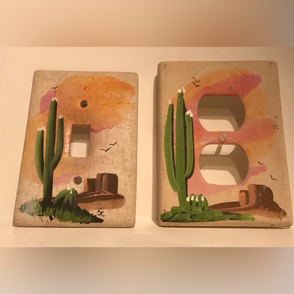 Southwest Hand Painted Switch Plate  & Outlet Covers
